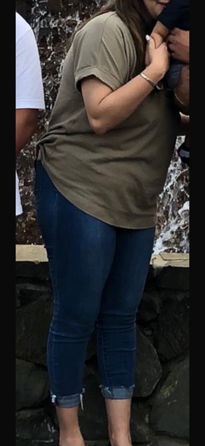 Before photo of a Fit & Feminine coaching client
